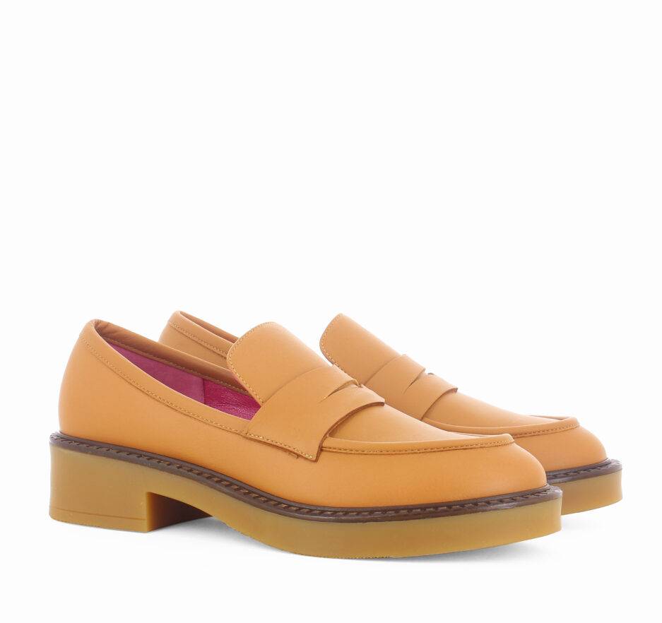 Le Babe MOCASSINI IN VITELLO COGNAC Shopping online