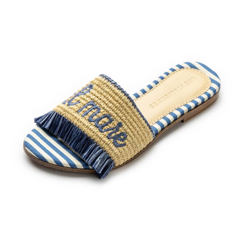 Les Italiennes Portami al Mare – Blu/Beige Rigato Negozio