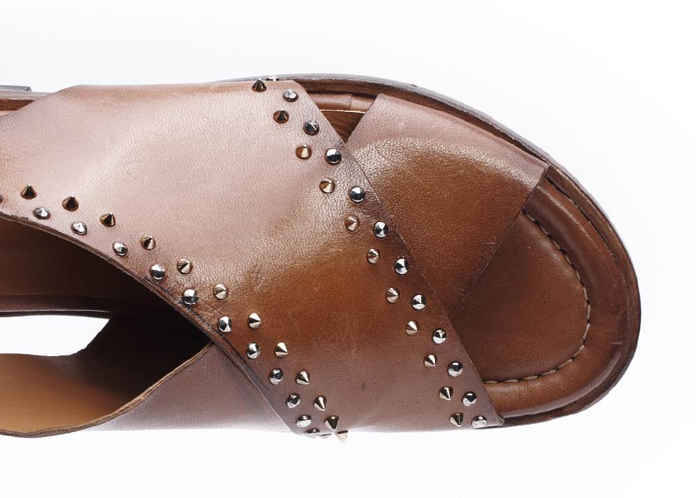 Jo Ghost Sandalo Vacchetta Cuoio Online Outlet