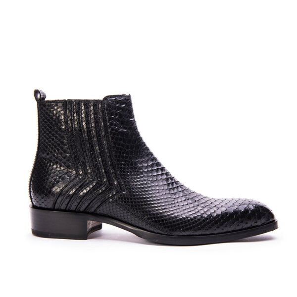 Jo Ghost Stivaletto nero in pitone 2014 Discount Store per i nuovi prodotti