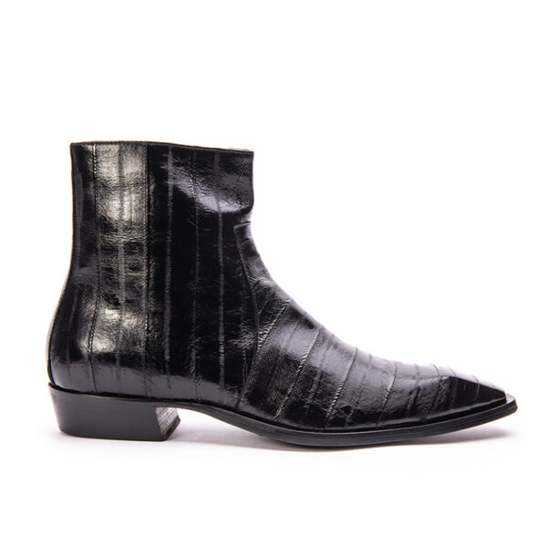 Jo Ghost Stivaletto nero in anguilla 2339 Super sconto