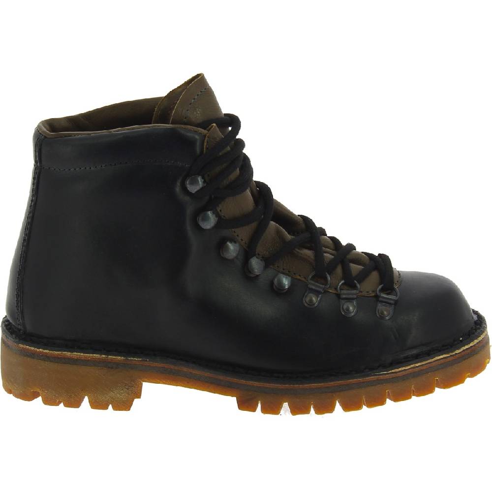 Lartigiano Del Cuoio Stivale da montagna donna fashion color nero artigianale Qualità Garantita