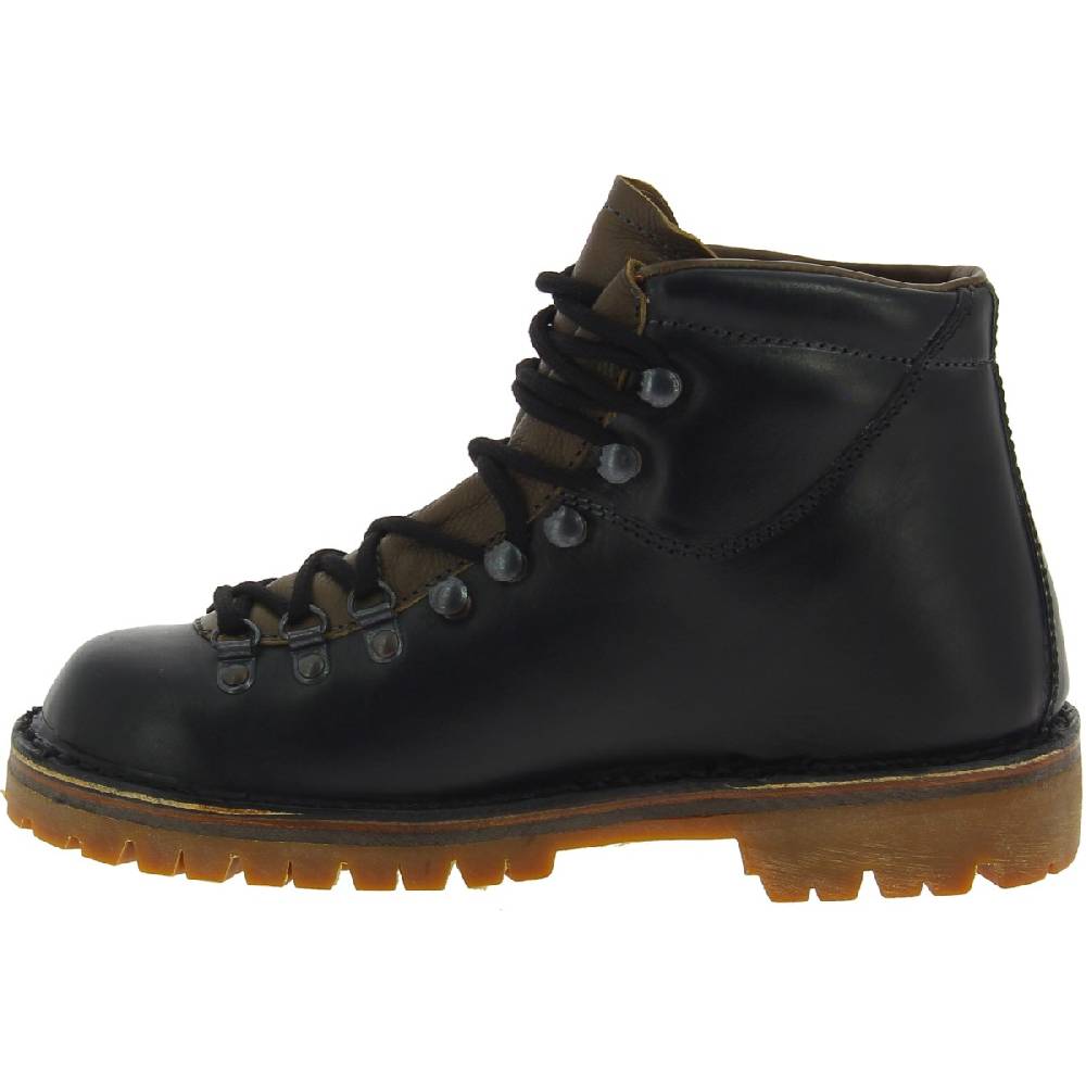 Lartigiano Del Cuoio Stivale da montagna donna fashion color nero artigianale Qualità Garantita
