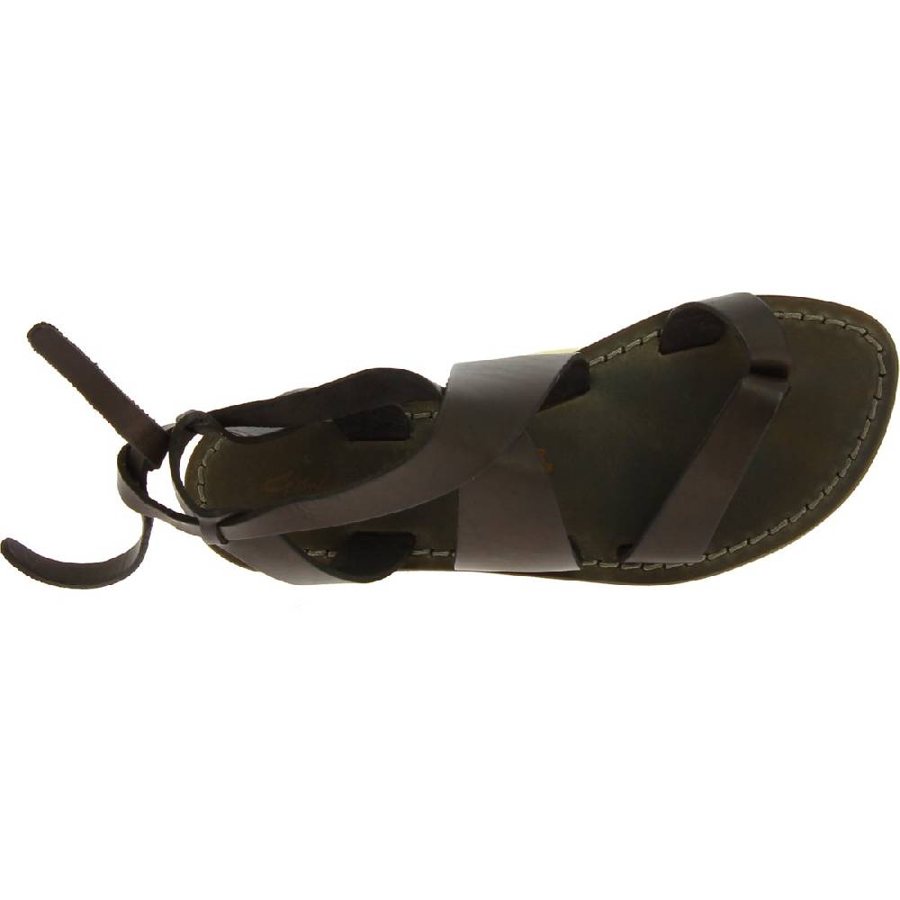 Lartigiano Del Cuoio Sandali donna in pelle color fango fatti a mano in Italia Outlet