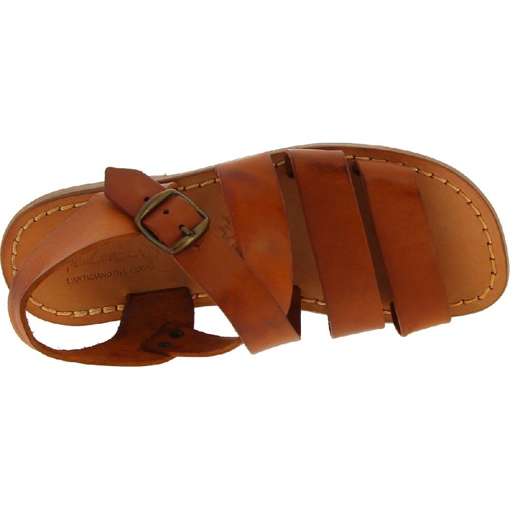 Lartigiano Del Cuoio Sandali da uomo in pelle color cuoio fatti a mano in Italia Shopping online