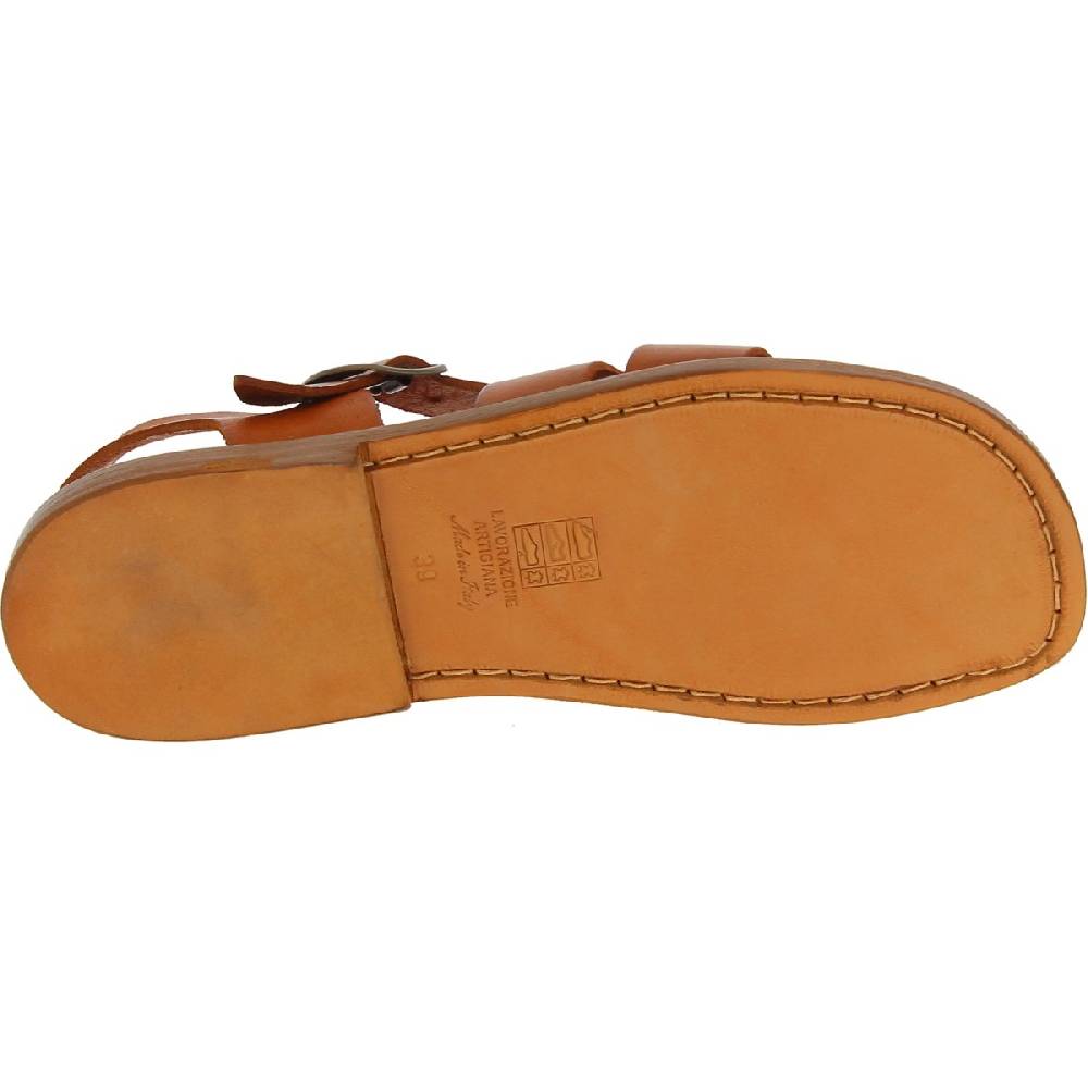Lartigiano Del Cuoio Sandali da uomo in pelle color cuoio fatti a mano in Italia Shopping online