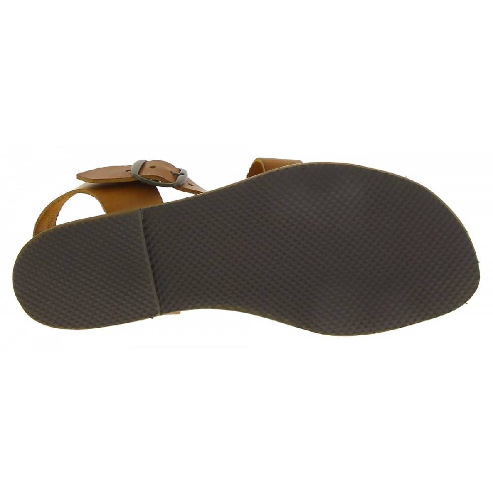 Lartigiano Del Cuoio Sandali alla francescana donna in pelle color cuoio artigianali 2025