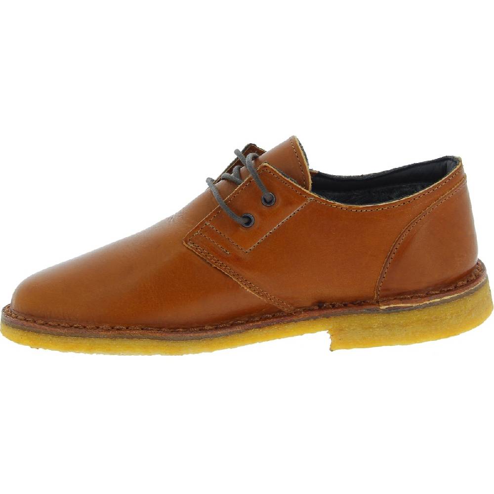Lartigiano Del Cuoio Scarpe basse da donna in pelle marrone fodera invernale In Linea
