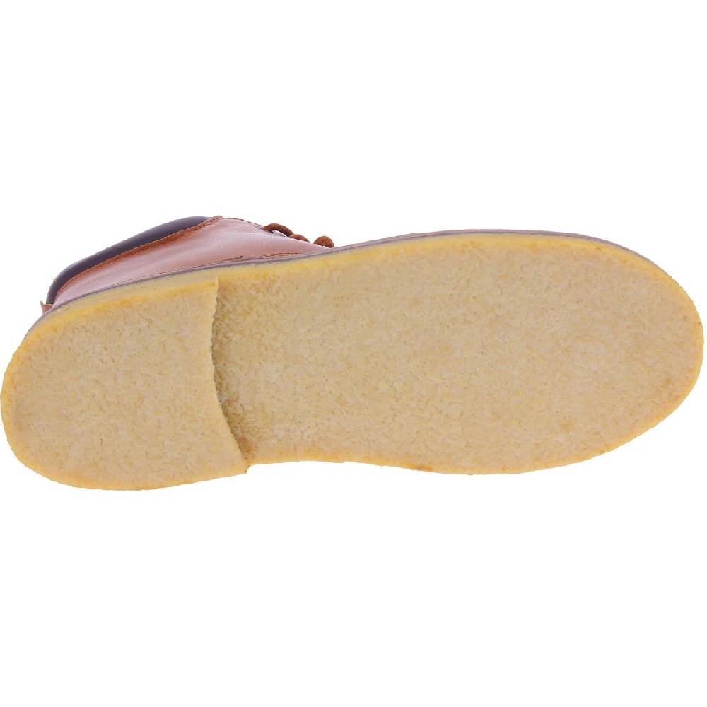 Lartigiano Del Cuoio Stivaletti artigianali uomo in pelle marrone conciata al vegetale Offerte stagionali