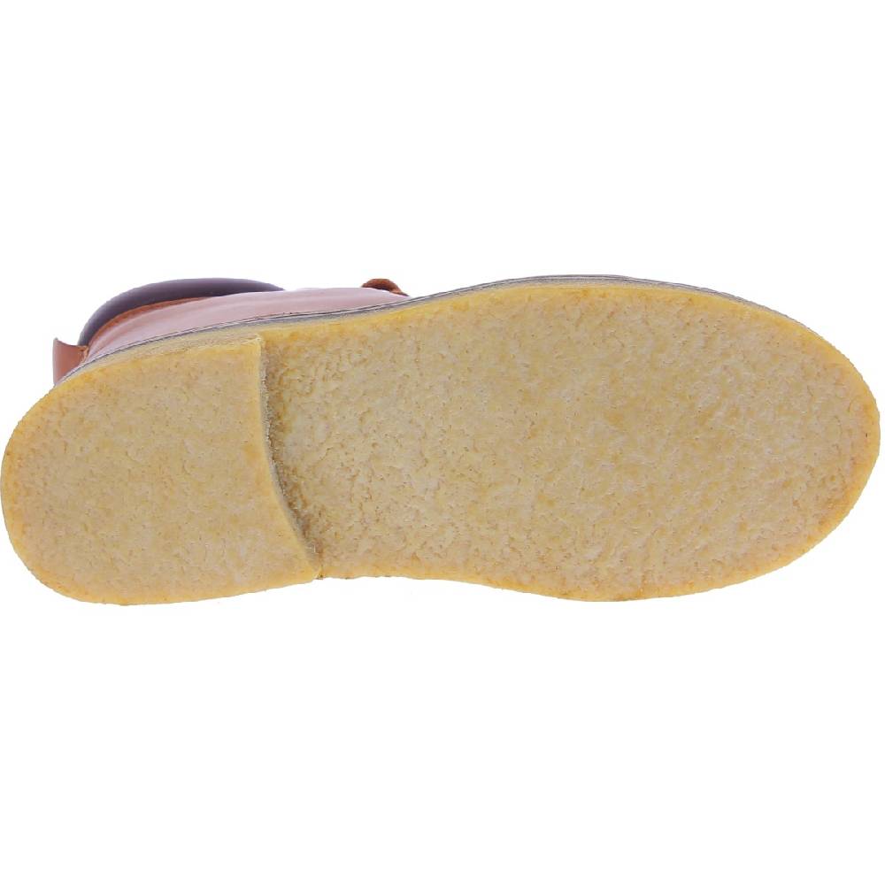 Lartigiano Del Cuoio Stivaletti donna artigianali in pelle marrone conciata al vegetale Soddisfazione Garantita