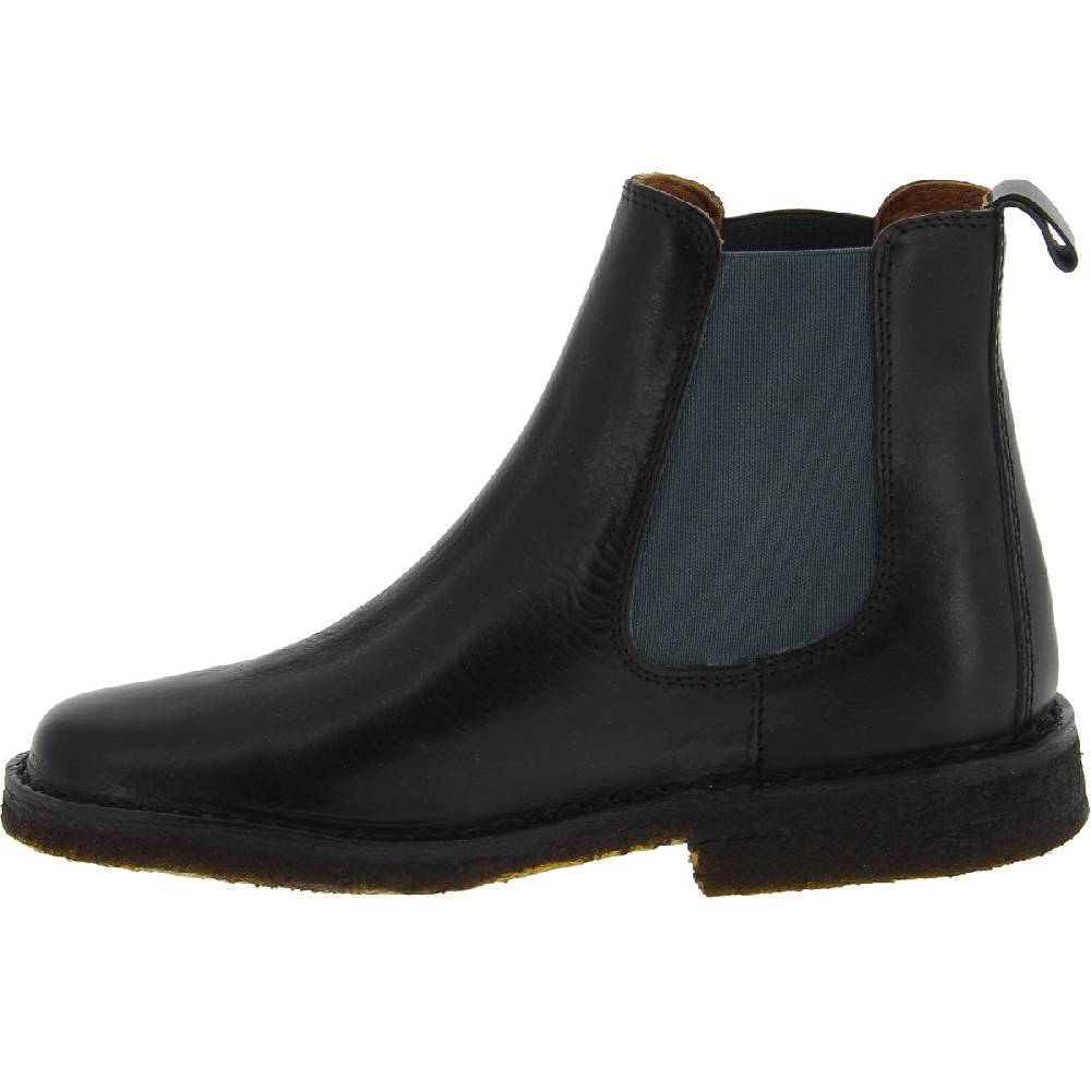 Lartigiano Del Cuoio Stivaletti chelsea donna in pelle nera e suola in para artigianali Acquista Ora