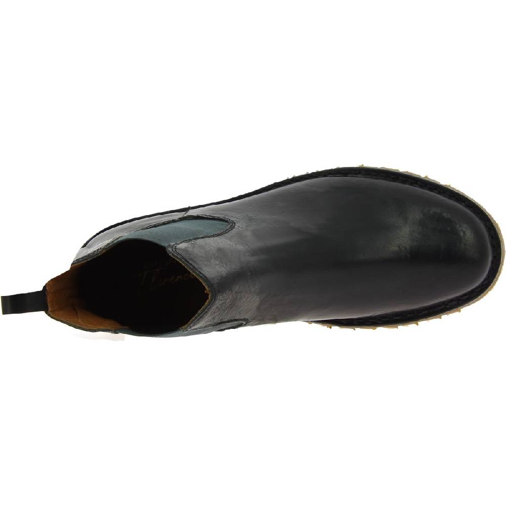 Lartigiano Del Cuoio Stivaletto beatles uomo in pelle nera e suola Vibram Shopping Online