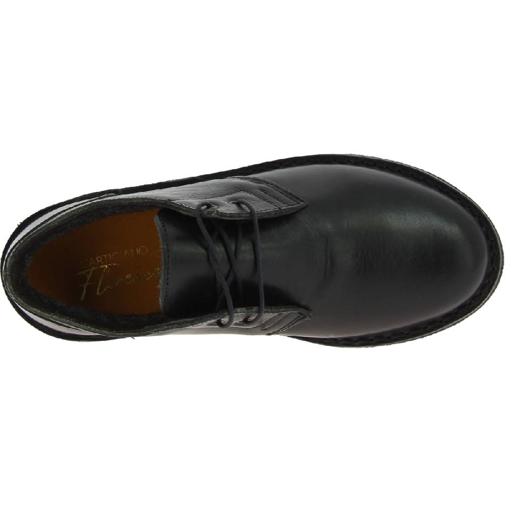 Lartigiano Del Cuoio Scarpe basse da donna in pelle nera con fodera invernale Italia