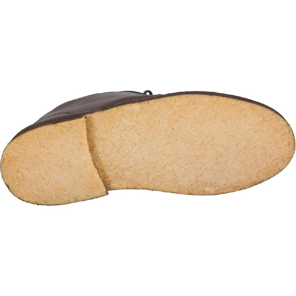 Lartigiano Del Cuoio Polacchine da donna in pelle marrone scuro con fodera invernale 2025