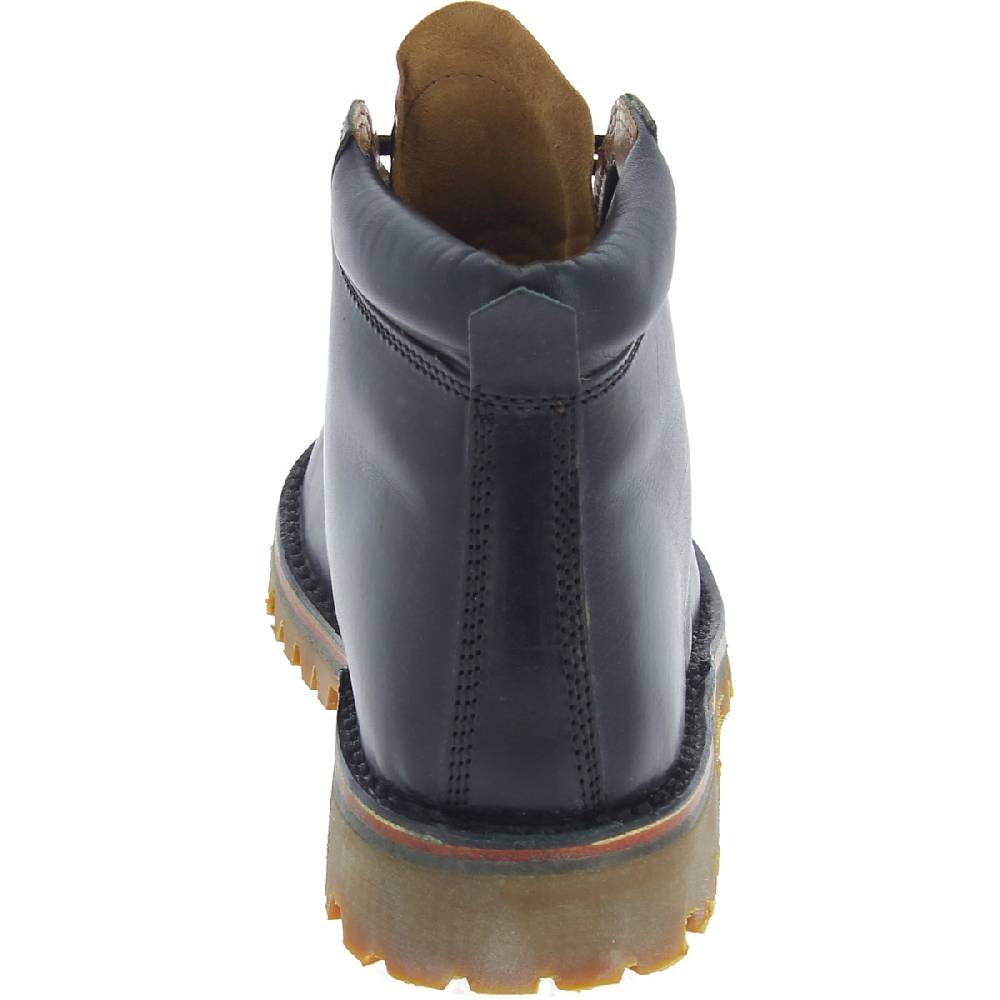Lartigiano Del Cuoio Stivaletti uomo artigianali in pelle nera e suola Vibram Soddisfazione Garantita