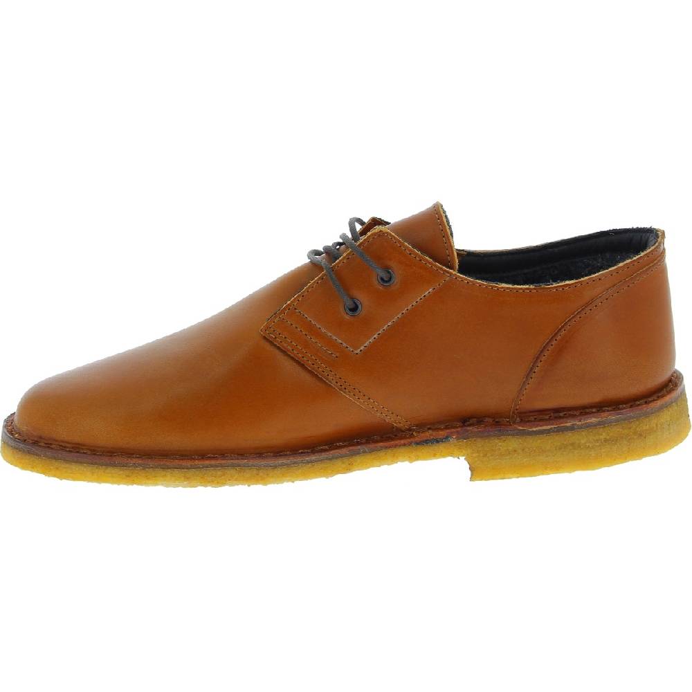 Lartigiano Del Cuoio Scarpe basse da uomo in pelle marrone con fodera invernale Offerte