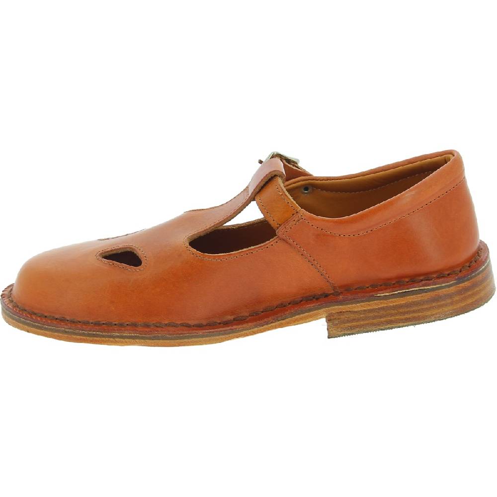 Lartigiano Del Cuoio Scarpe "occhi di bue" da donna in pelle marrone fatte a mano in Italia Consegna Veloce