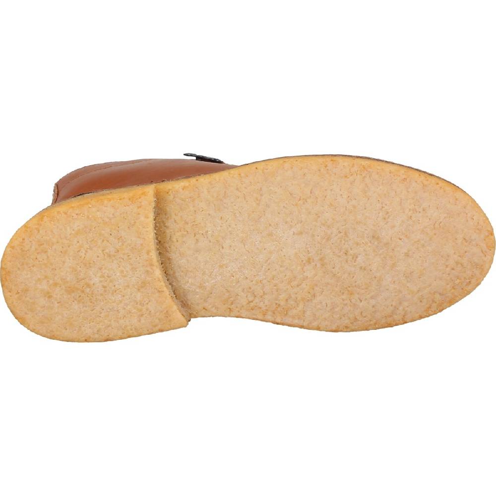 Lartigiano Del Cuoio Stivaletti da donna in pelle marrone con fodera invernale Fino Al -60%