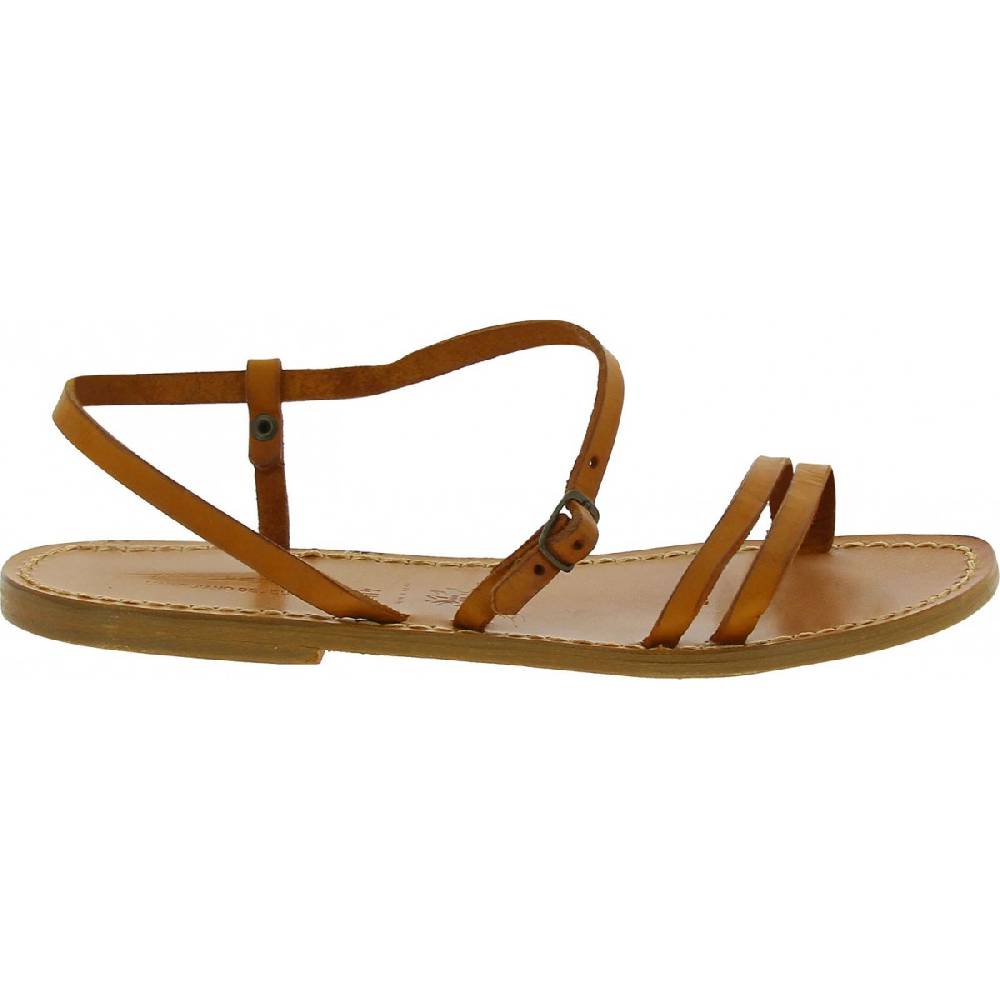 Lartigiano Del Cuoio Sandali schiava bassi da donna color cuoio Offerte