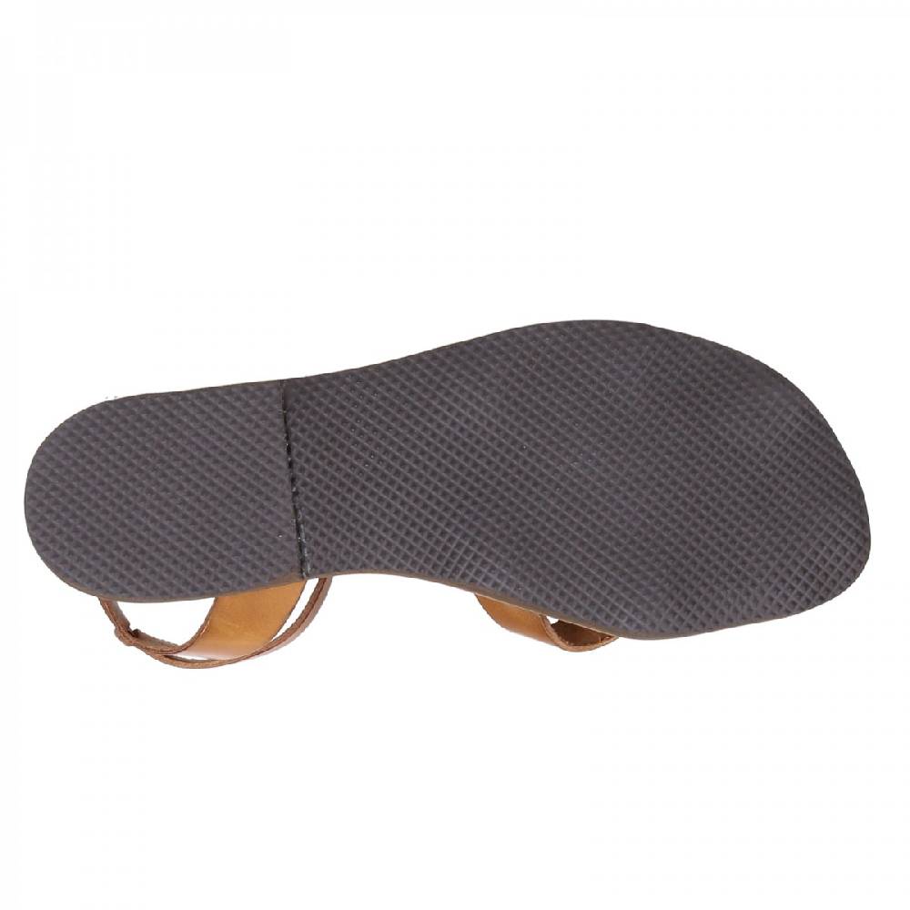 Lartigiano Del Cuoio Sandali bassi fatti a mano in Italia in pelle marrone Shopping Online
