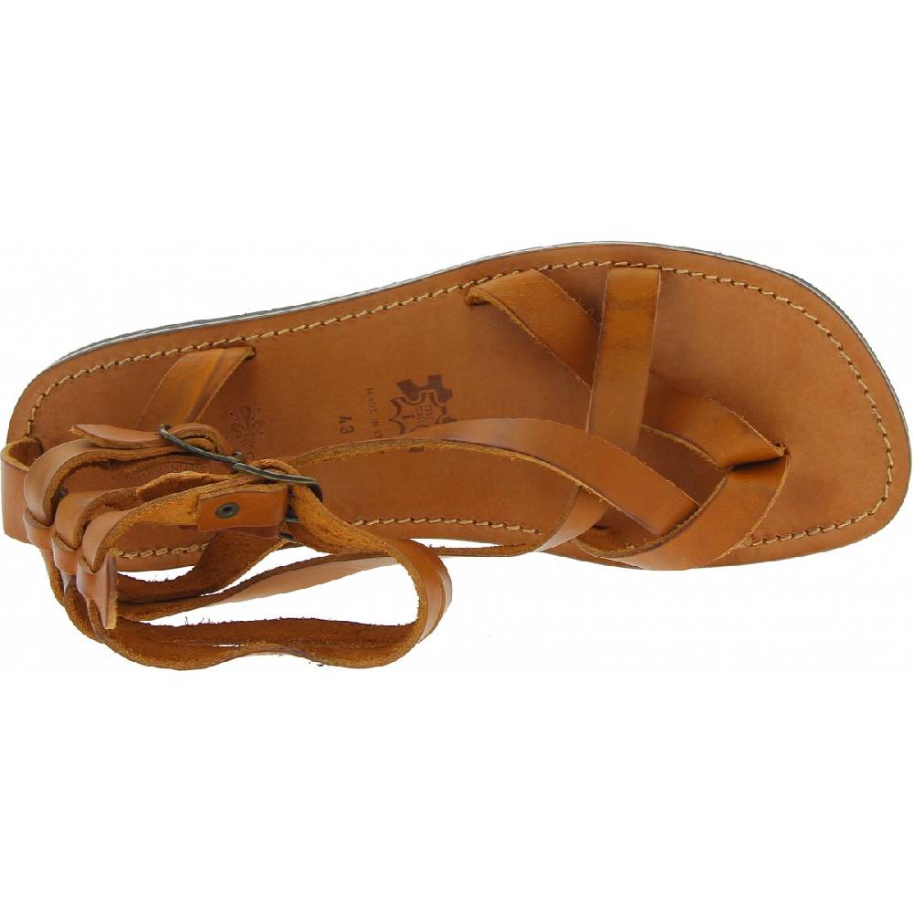 Lartigiano Del Cuoio Sandali gladiatore uomo in pelle con suola in gomma spessa Convenienza