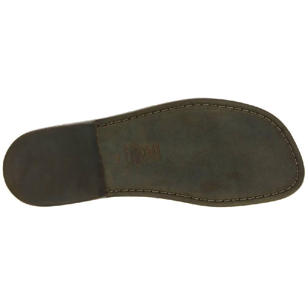 Lartigiano Del Cuoio Sandali uomo in pelle color fango fatti a mano in Italia Latest stili
