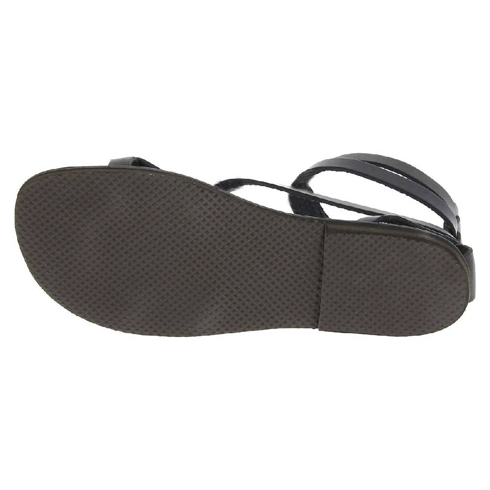 Lartigiano Del Cuoio Sandali gladiatore fatti a mano in pelle colore nero Shopping Online