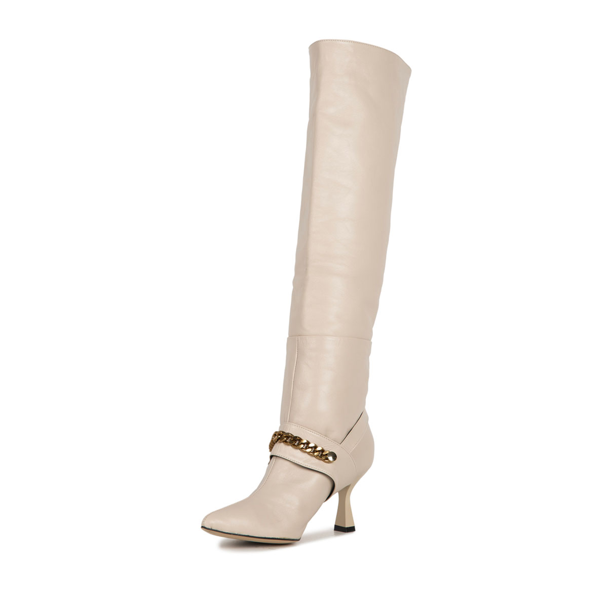 Le Dangerouge Meg Beige Chain Soddisfazione Garantita
