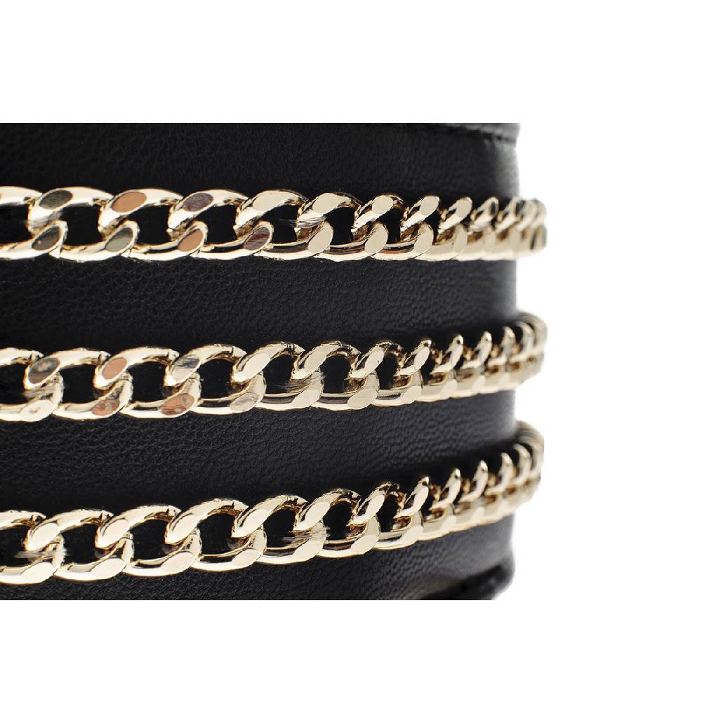 Le Dangerouge Big dog collar black 50% di sconto per tempo limitato