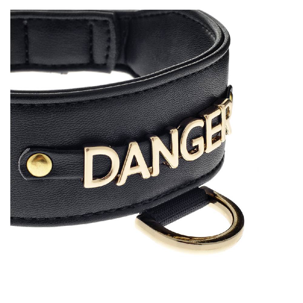 Le Dangerouge Danger big dog collar Italy