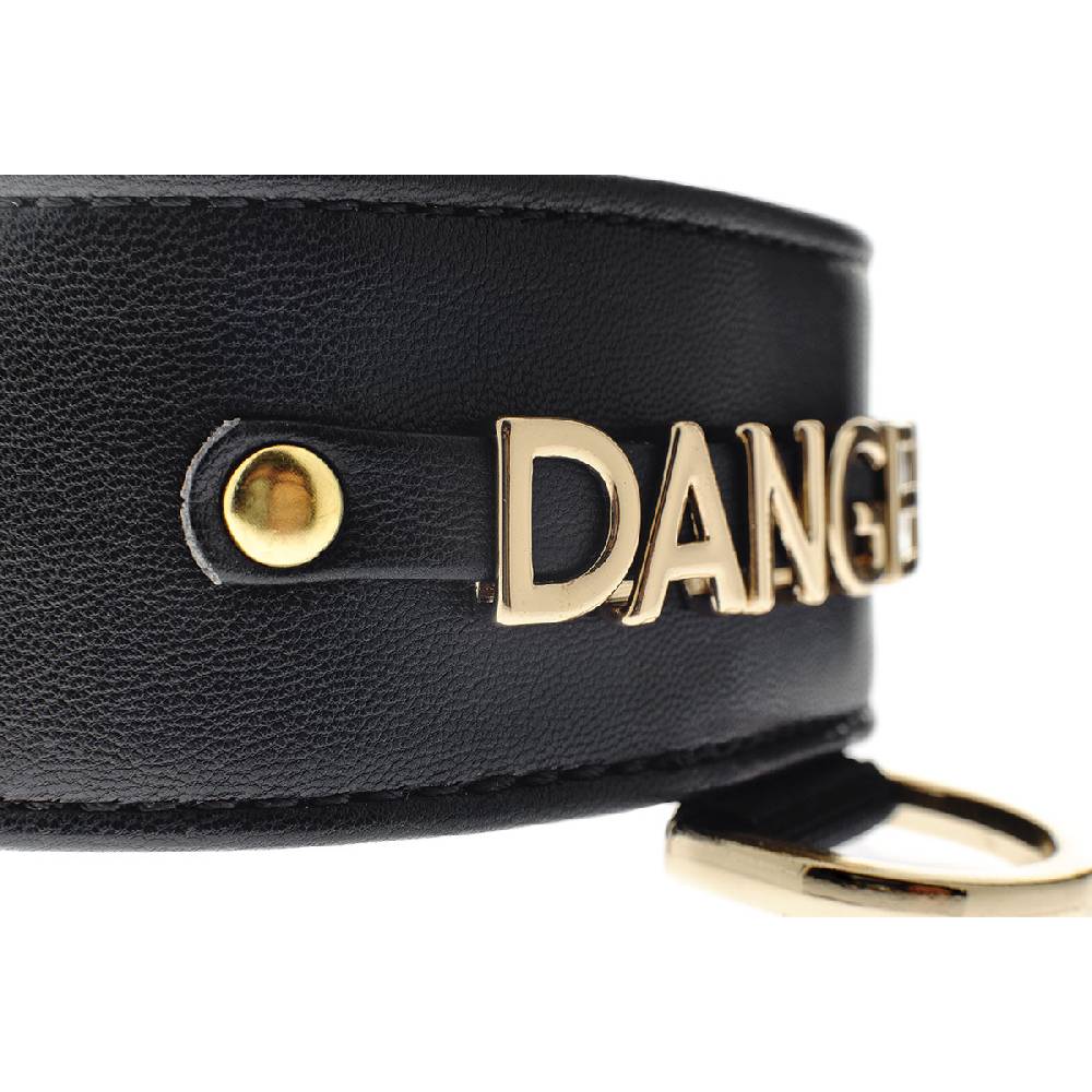 Le Dangerouge Danger big dog collar Italy