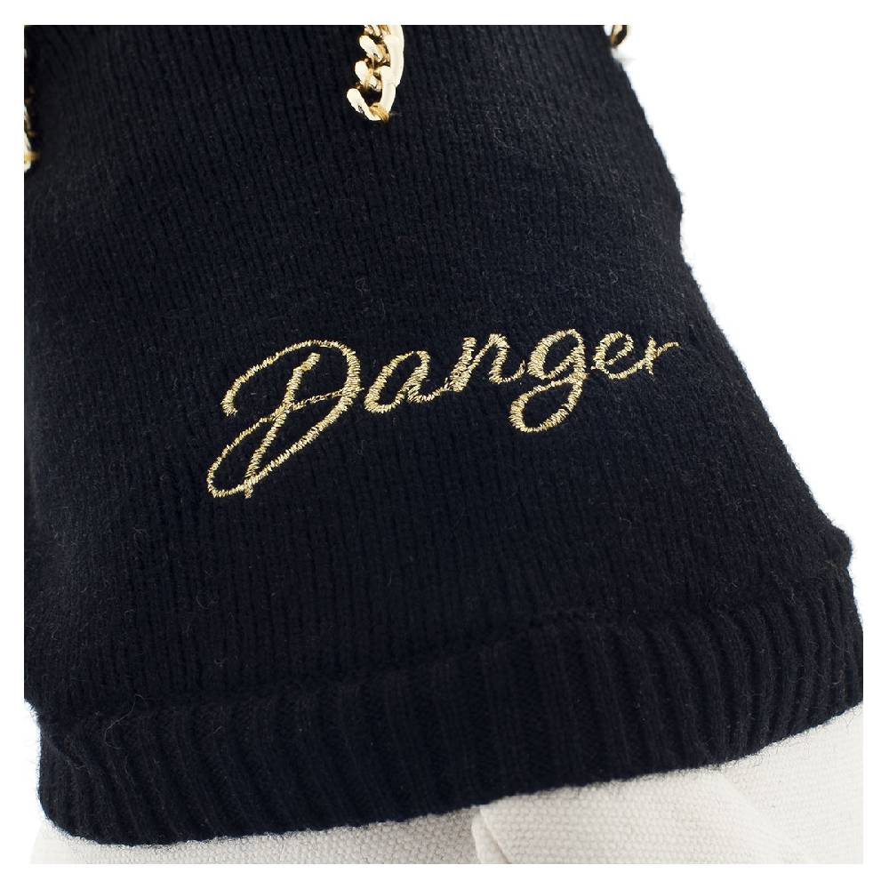 Le Dangerouge Danger sweater black Nuovo