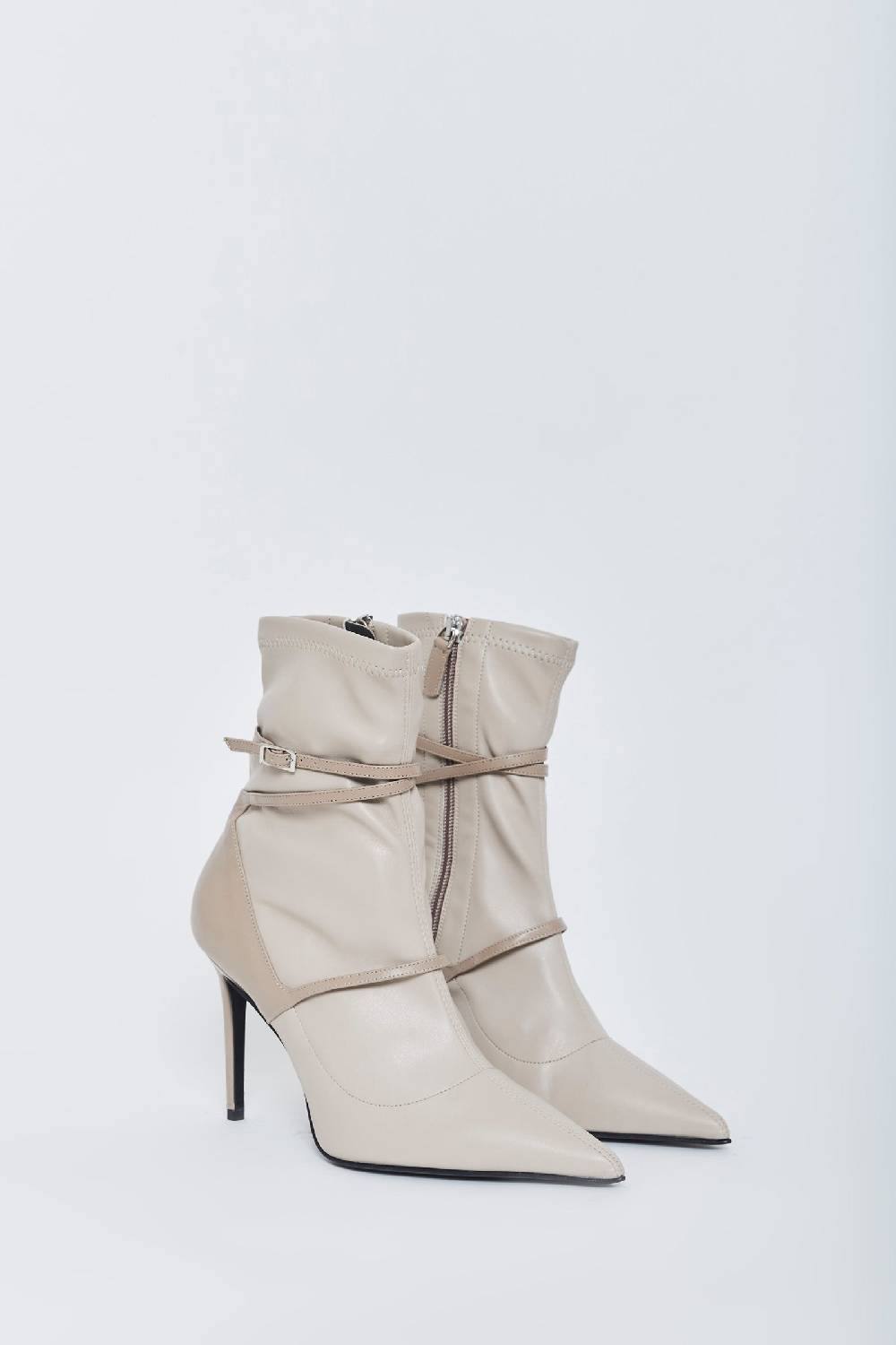 Kalliste K95 STRETCH ANKLE BOOTS OFF-WHITE Offerta Giorno del Papà