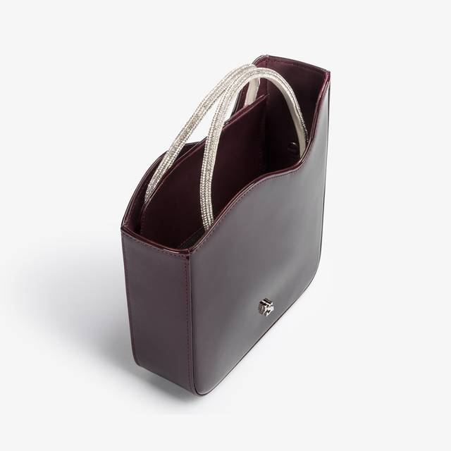 Le Silla Small bag vernice rossa cherry e Cristalli Sconti VIP
