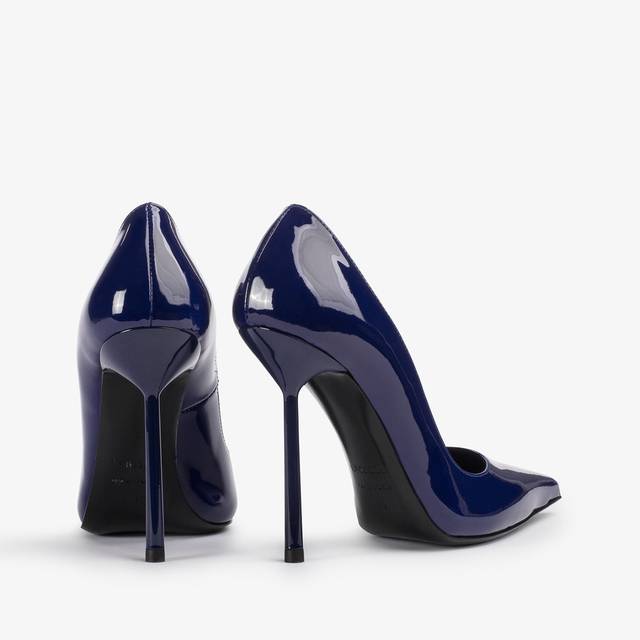 Le Silla Décolleté vernice blu lazuli Presa