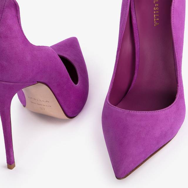 Le Silla Décolleté camoscio lavanda darling Offerte