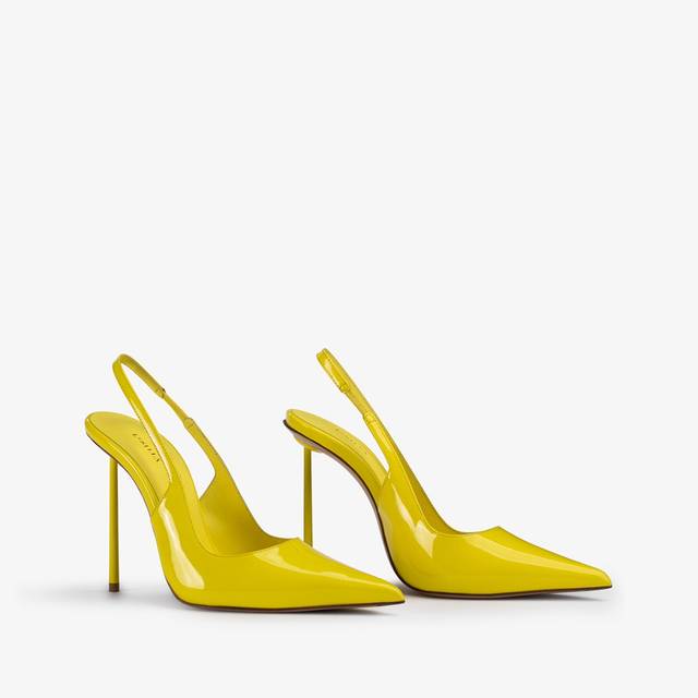 Le Silla Slingback vernice gialla stella Prezzo Ridotto