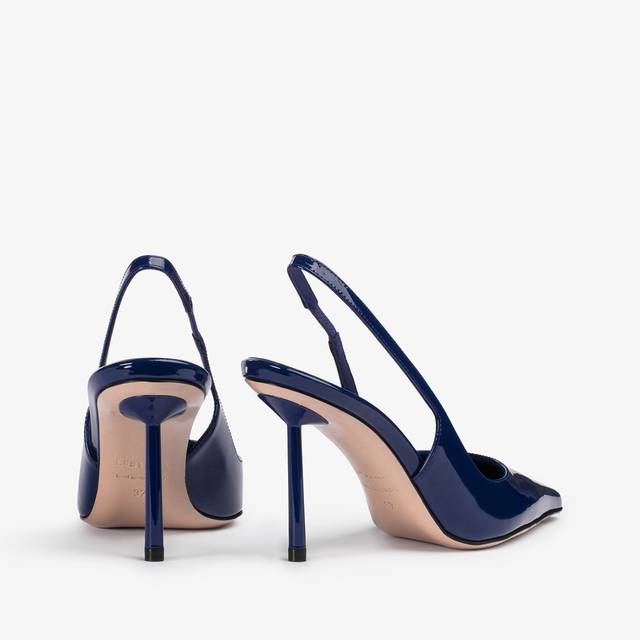 Le Silla Slingback vernice blu 2025