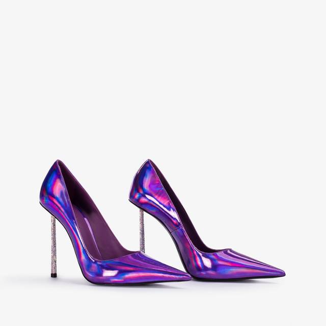 Le Silla Décolleté iridescente viola kamala Pezzi Unici