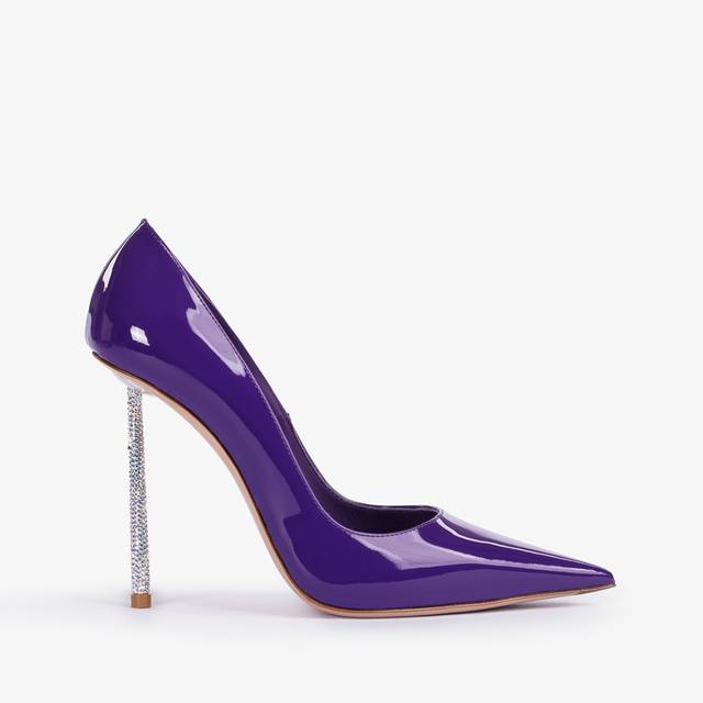 Le Silla Décolleté vernice viola queen
