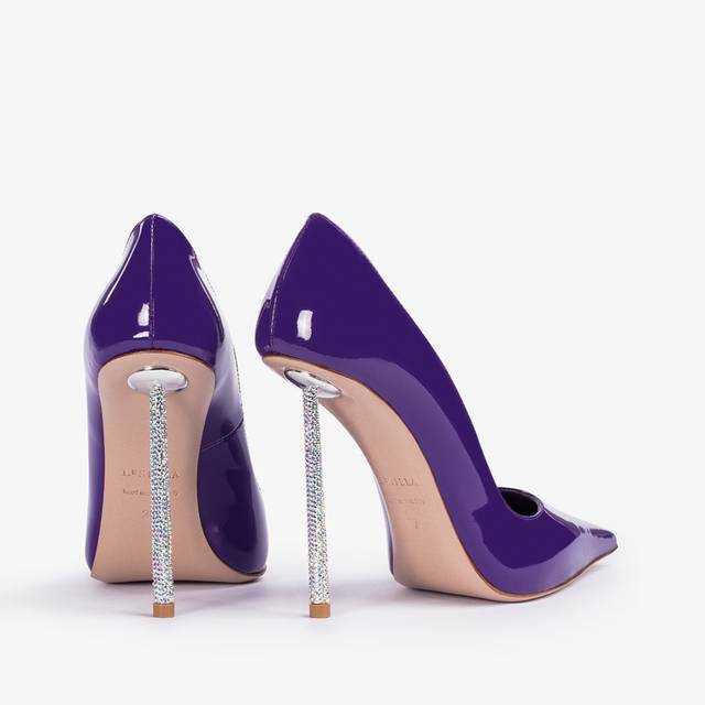 Le Silla Décolleté vernice viola queen Soddisfazione Garantita