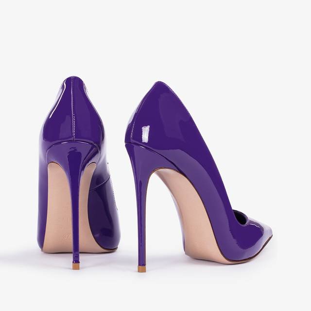 Le Silla Décolleté vernice viola queen Qualità Garantita