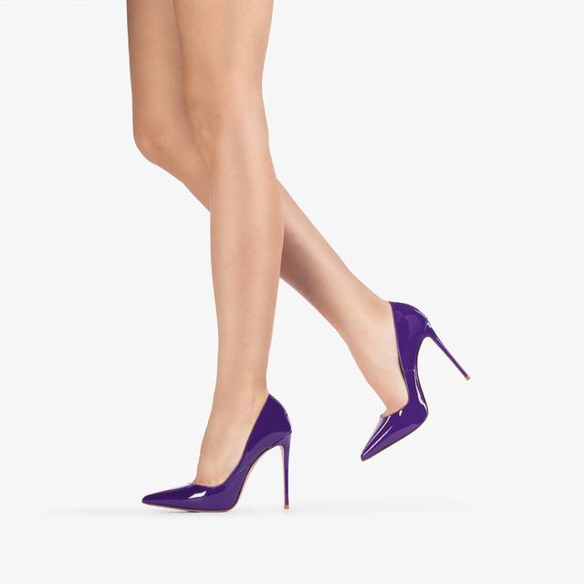 Le Silla Décolleté vernice viola queen Qualità Garantita