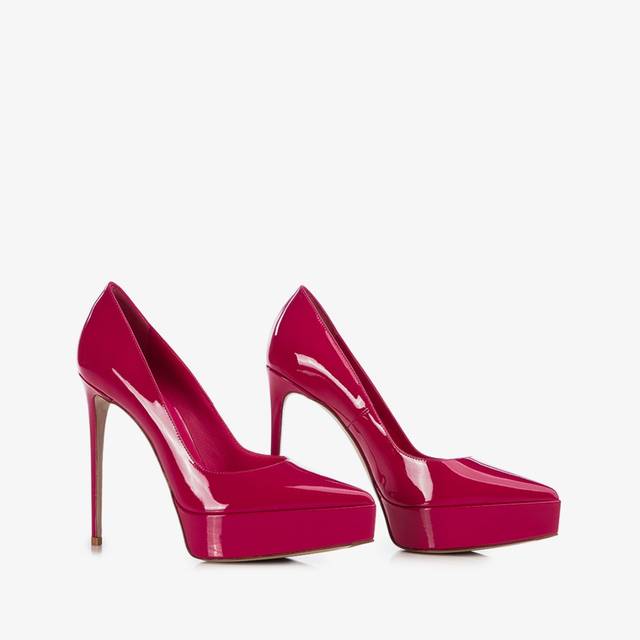 Le Silla Décolleté con plateau fucsia cosmopolitan Vendita Economica