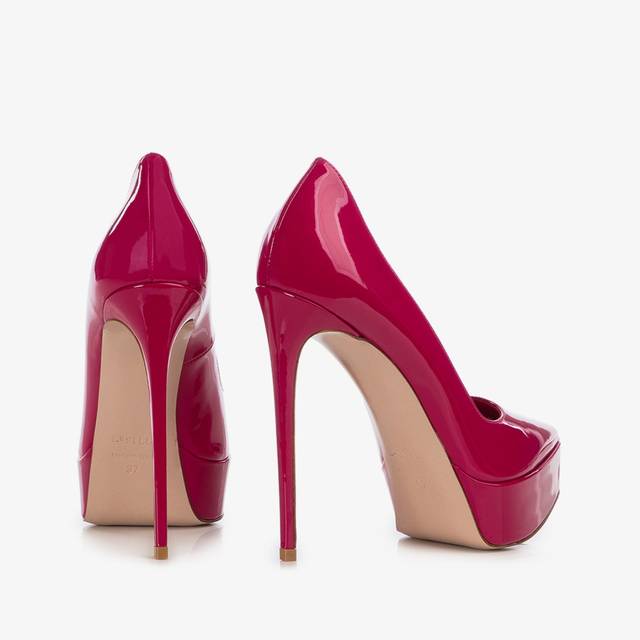 Le Silla Décolleté con plateau fucsia cosmopolitan Vendita Economica