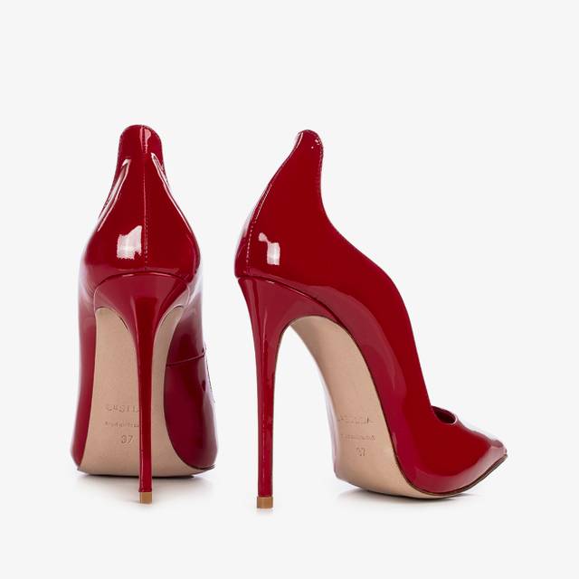 Le Silla Décolleté vernice rossa Moda
