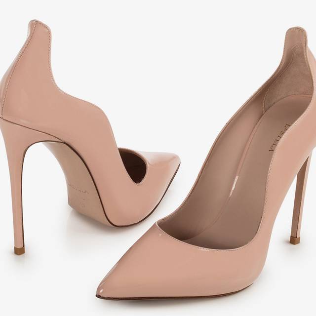 Le Silla Décolleté vernice nude skin 2025