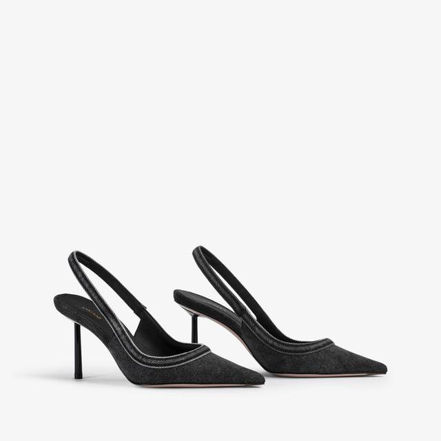 Le Silla Décolleté denim nera Acquista Ora