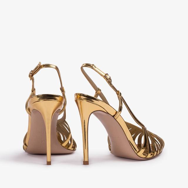 Le Silla Slingback con listini metallizzata oro pepita Promozione Limitata