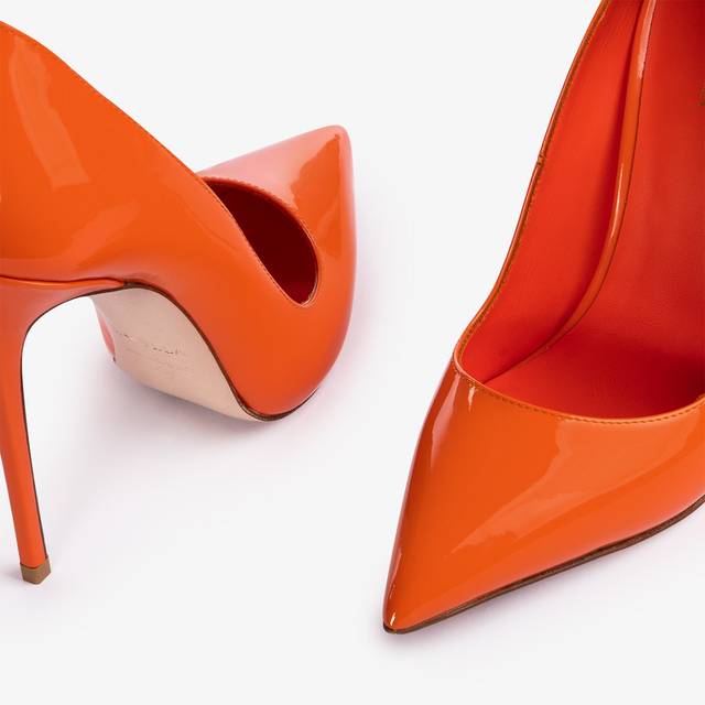 Le Silla Décolleté vernice arancione mandarin Shopping Online